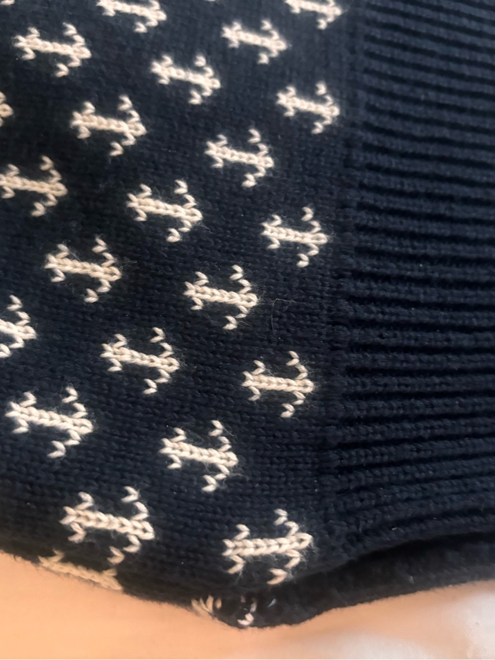 Kiel James Patrick vintage Navy Anchor cotton Sweater - XS - worn once - Picture 4 of 7